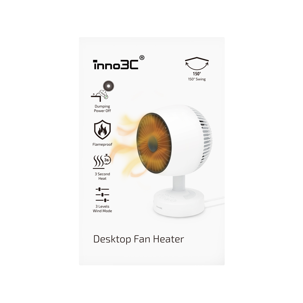 inno3C i-WF5 Desktop Fan Heater, , small image number 5